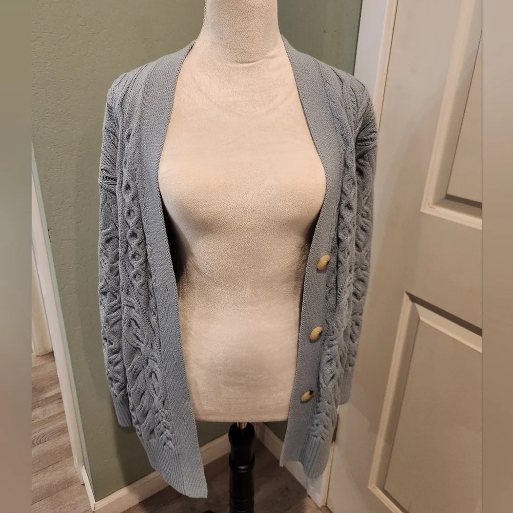 NWT Vince Cabled Knit Cardigan